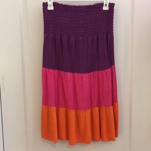 Colorful girls skirt size 7-9